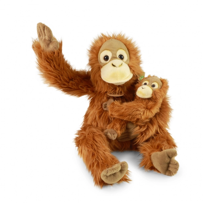 Orangutan di peluche con cucciolo Eco-Friendly