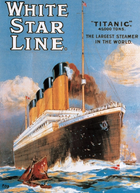 Puzzle Plakat Titanic 1000 Pezzi