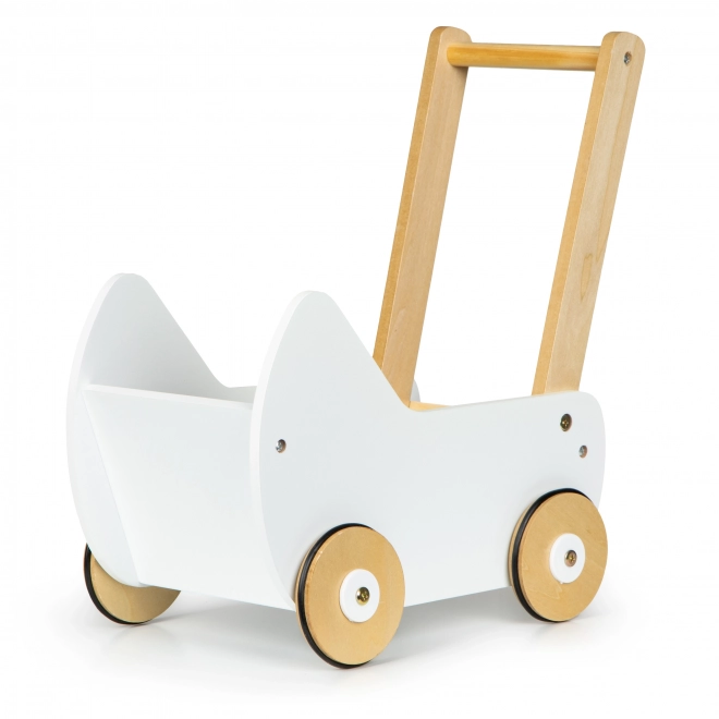 Passeggino in legno per bambole ECOTOYS