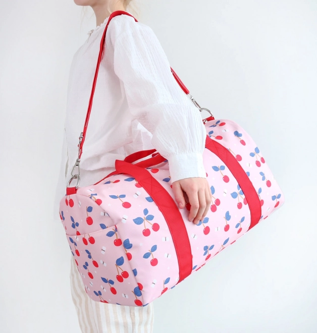 A Little Lovely Company - borsa da viaggio per bambini con motivo ciliegia