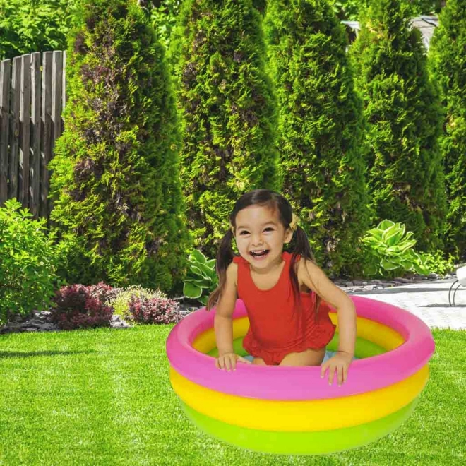 Piscina gonfiabile arcobaleno per bambini