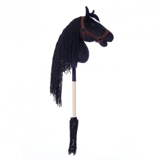 Cavallo da giostra Hobby Horse Hoppihorse nero