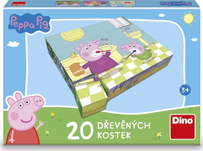 Cubi in Legno Peppa Pig: Giorno Felice