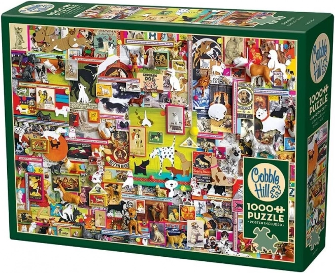 Puzzle Cani in Città 1000 Pezzi