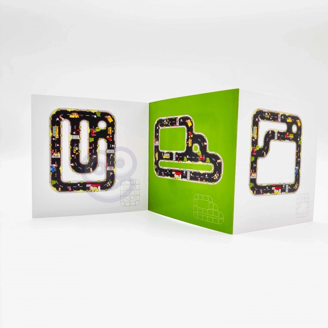 Woopie Green puzzle cittadine per bambini - Autodromo