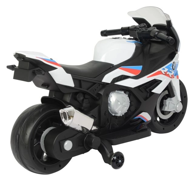 Moto elettrico BMW S1000RR bianco