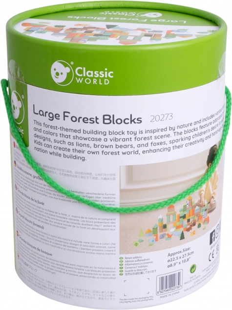 Blocchi di legno creativi Mondo della Foresta di Classic World