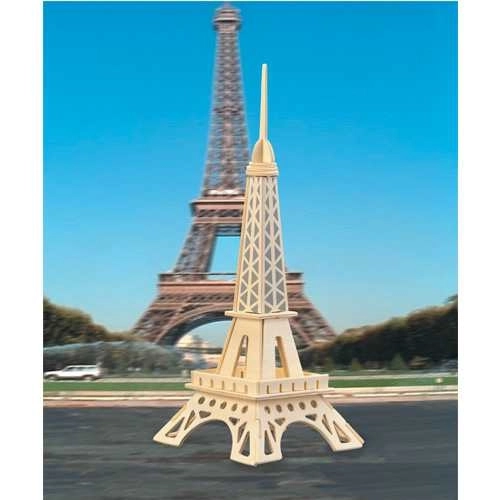 Puzzle 3D Torre Eiffel in Legno