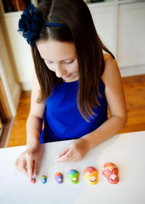 Effetto nesting: 6 bamboline in una