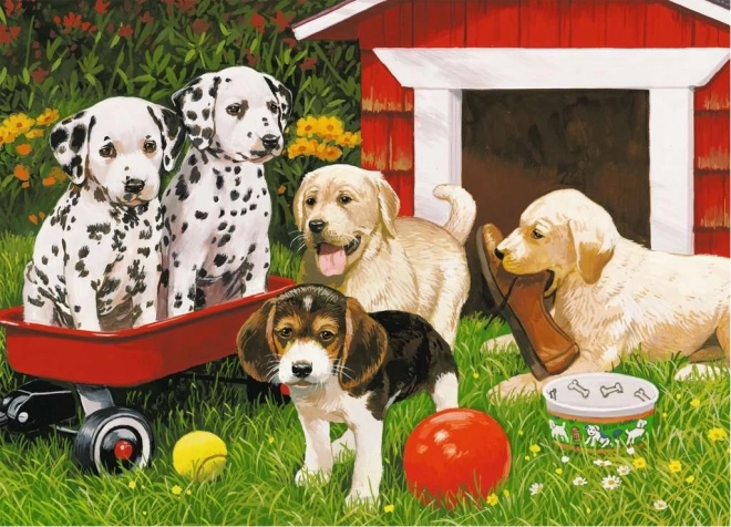 Puzzle cuccioli in festa Ravensburger