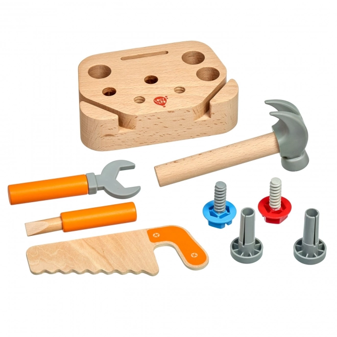 Set di attrezzi in legno per bambini - Piccolo carpentiere