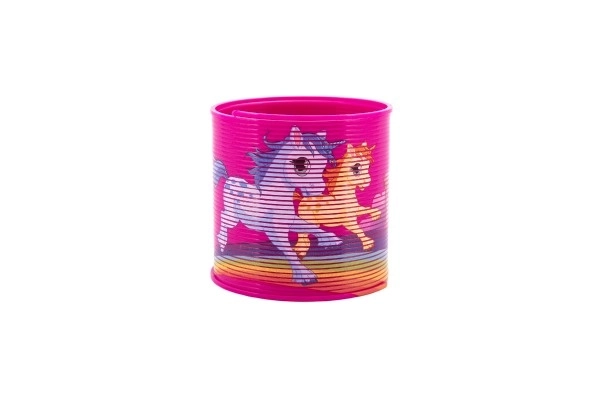 Spirale magica unicorno plastica 6,5 cm