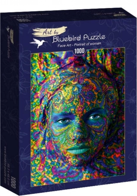 Puzzle Face Art: Ritratto di Donna 1000 Pezzi