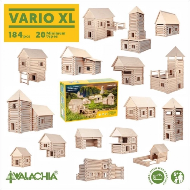 Stavební sada in legno massello WALACHIA Vario XL