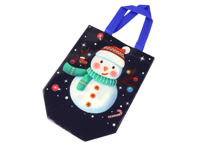 Borsa Regalo con Motivo Pupazzo di Neve