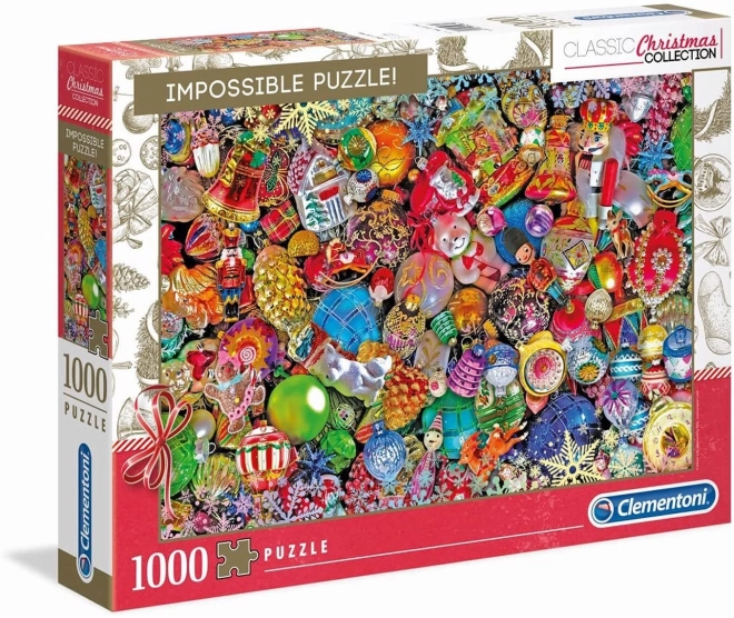 Puzzle CLEMENTONI Impossibile: Natale Scintillante 1000 Pezzi