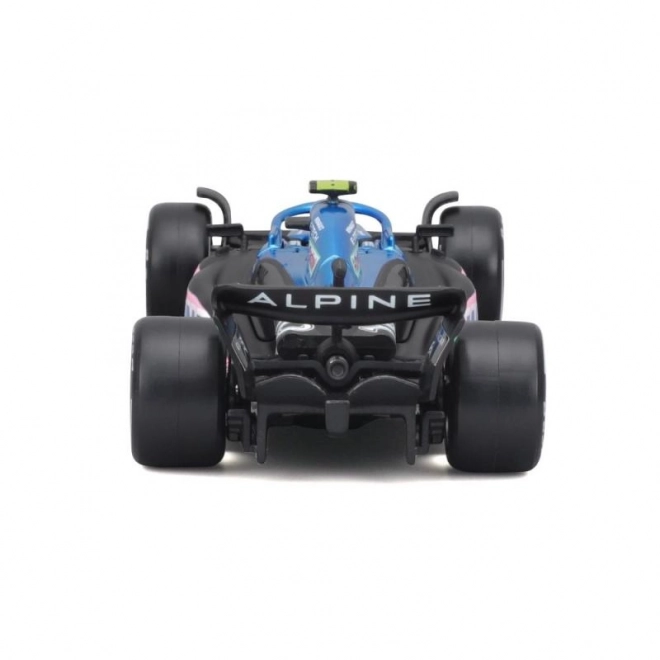 Modellino Bburago Formula 1 BWT Alpine A523 di Pierre Gasly