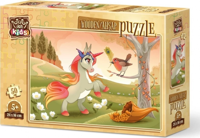 Puzzle in legno pony carino