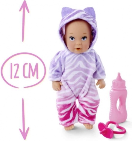 Mini bambola New Born Baby Tutina 12 cm