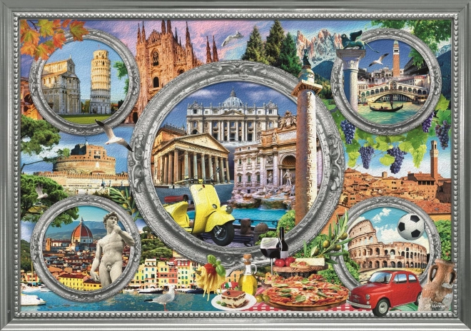 Puzzle Trefl Vacanze in Italia 1000 pezzi