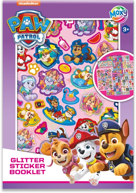 Adesivi scintillanti PAW PATROL A5 – 8 fogli