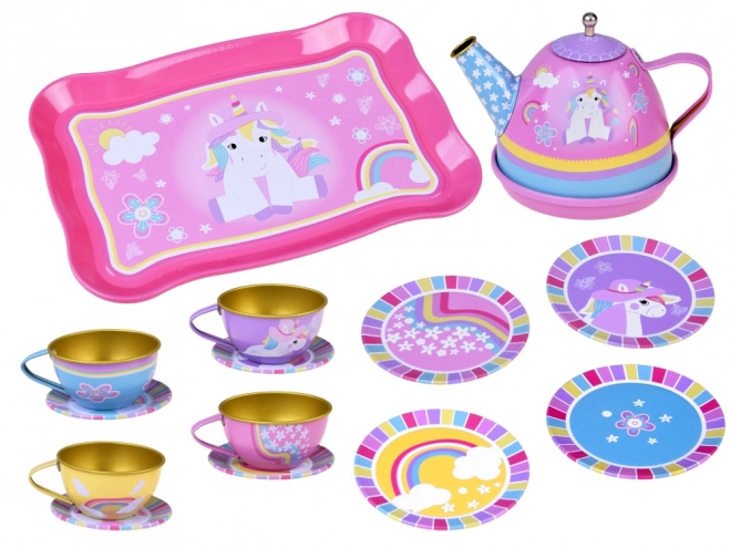 Set da tè colorato per bambini