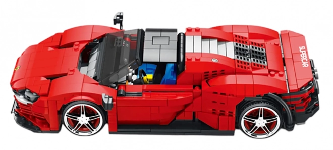 Set di Costruzioni Auto Sportiva Rossa