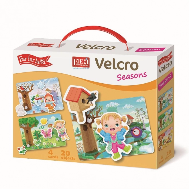 Pexi velcro puzzle - Le stagioni