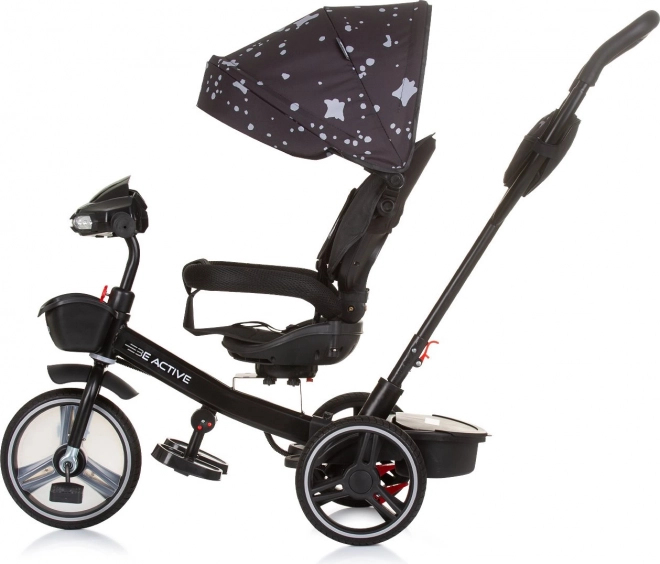 Chipolino triciclo con tettoia Be Active 2 in 1 Obsidian
