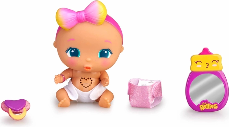 Pannolini scintillanti e accessori divertenti