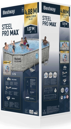 Piscina autoportante Bestway Power Steel Swim Vista 427 x 250 x 100 cm