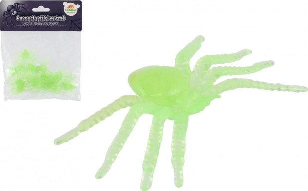 ragni di plastica luminosi al buio 20 pz