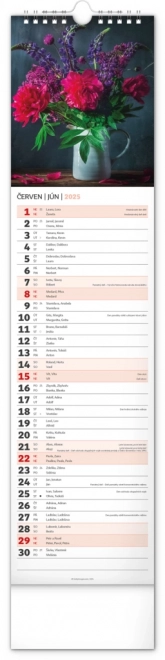 Calendario da parete Fiori 2025