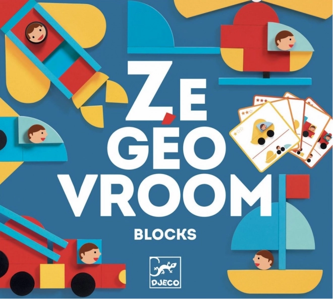 DJECO Puzzle magnetico Trasporti