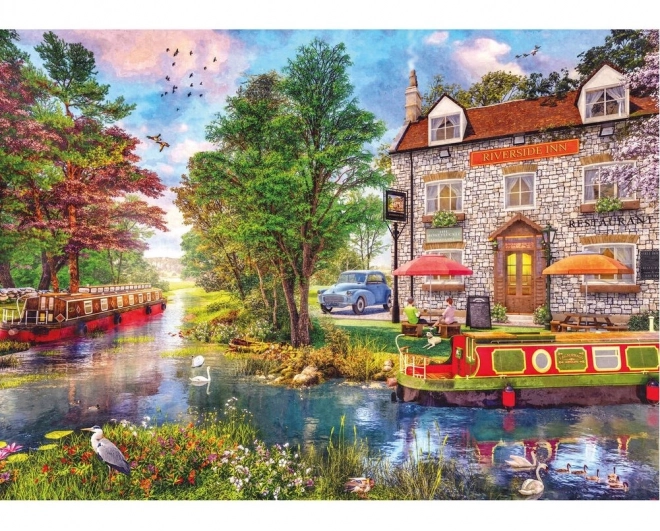 Puzzle Gibsons Hotel Riverside Inn 1000 pezzi