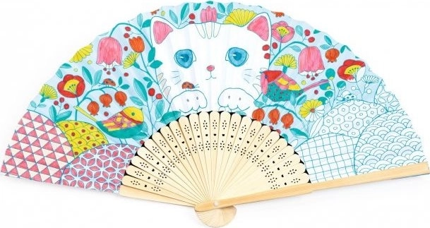 Ventaglio da colorare - Koneko