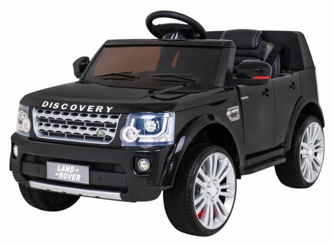 Land Rover Discovery Auto elettrico per bambini nero + telecomando + ruote EVA + avvio lento + radio MP3