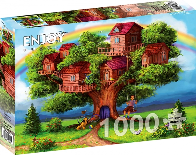 Puzzle casetta sull'albero 1000 pezzi