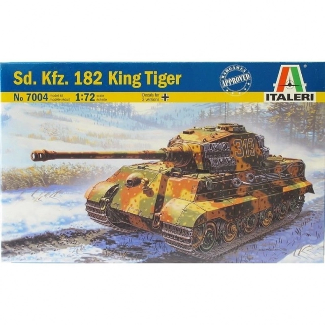 Modello di plastica del carro armato King Tiger