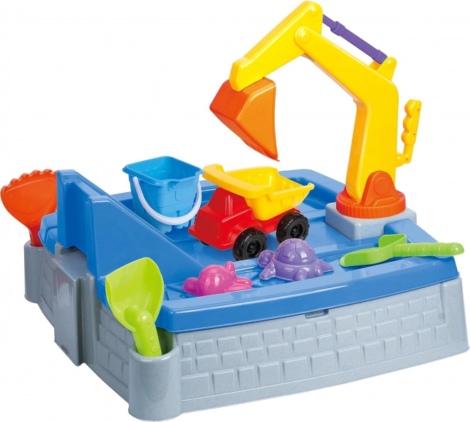 Sabbiera portatile WOOPIE Castello con 9 accessori