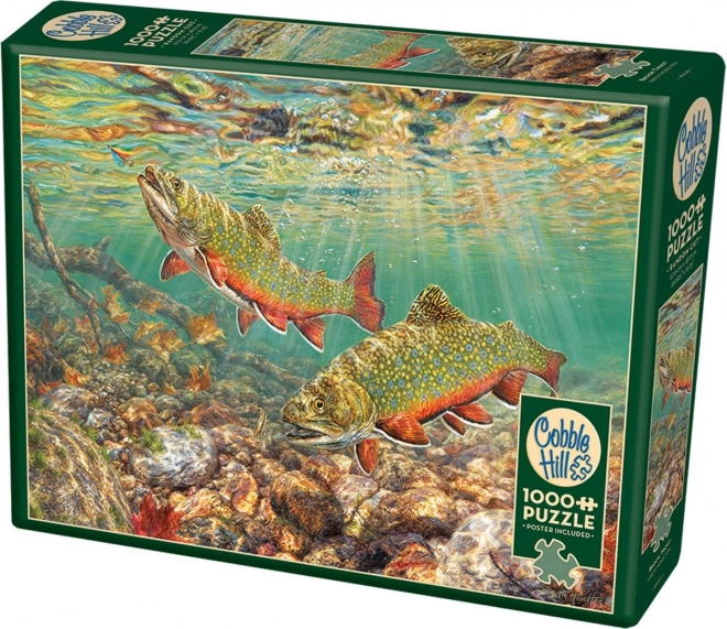 Puzzle Trota di Ruscello 1000 Pezzi COBBLE HILL