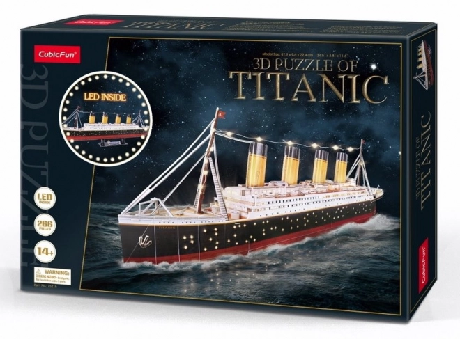 Puzzle 3D Titanic con LED