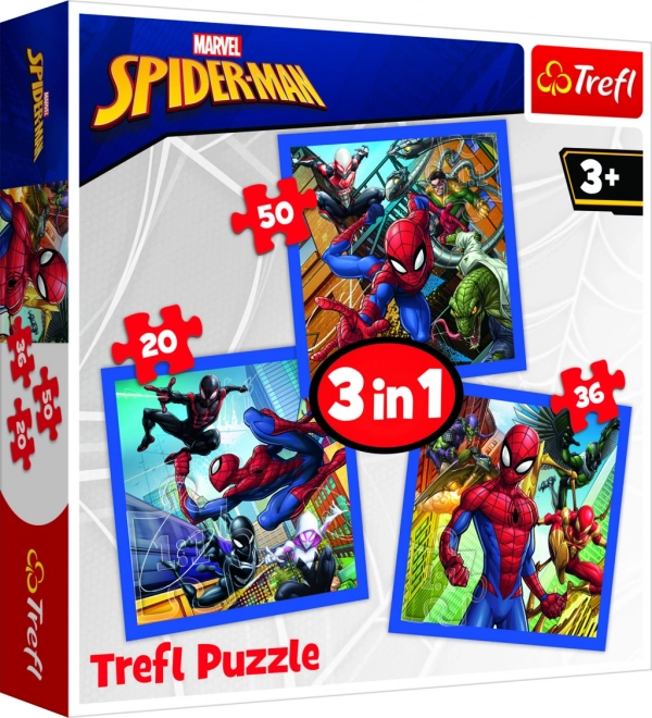 Puzzle tre in uno Spider-Man - Il potere del ragno