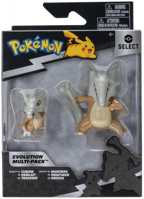 Pokemon Select figurina da collezione Cubone e Marowak