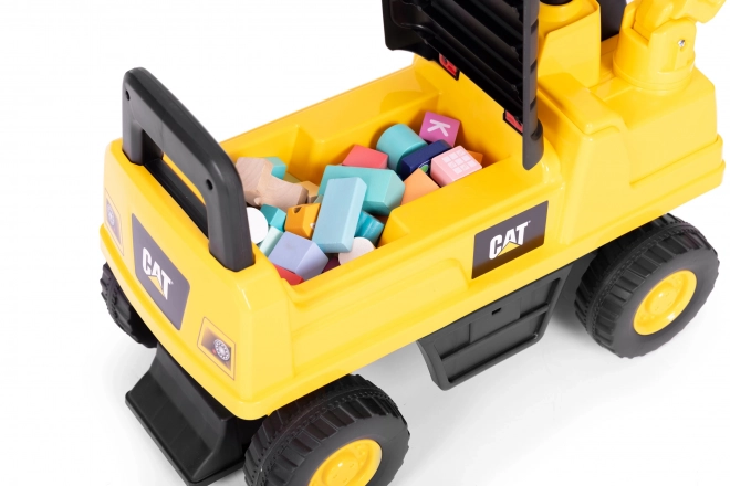 Escavatore per bambini con volante interattivo e suoni - Giallo