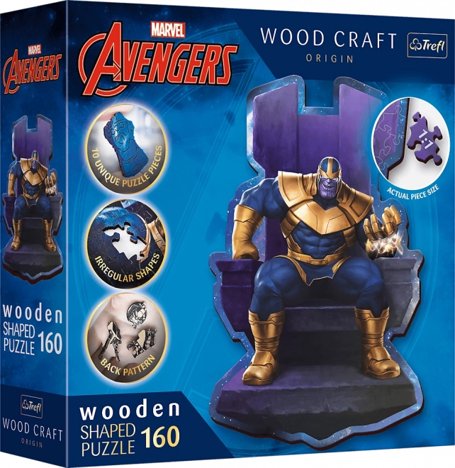 Puzzle di Legno Thanos su Trono 160 Pezzi