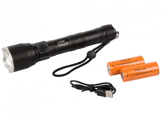 Torcia tattica militare a led Cree XHP160 con zoom