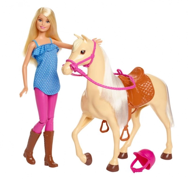 Barbie e cavallo giostra