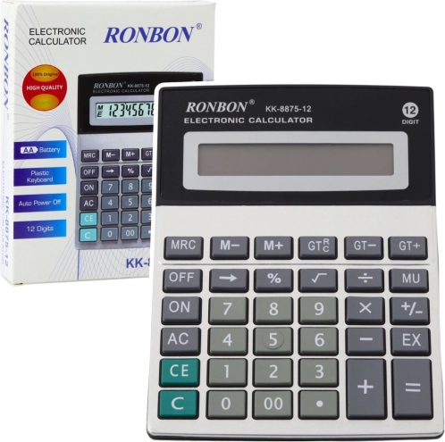 Calcolatrice Ronbon con display a dodici cifre
