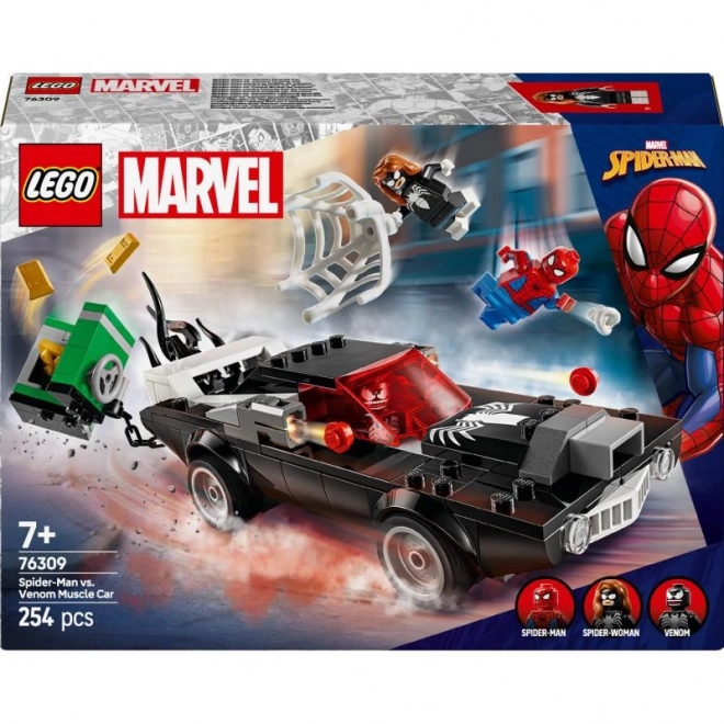 Spider-Man contro l'auto muscolare di Venom LEGO